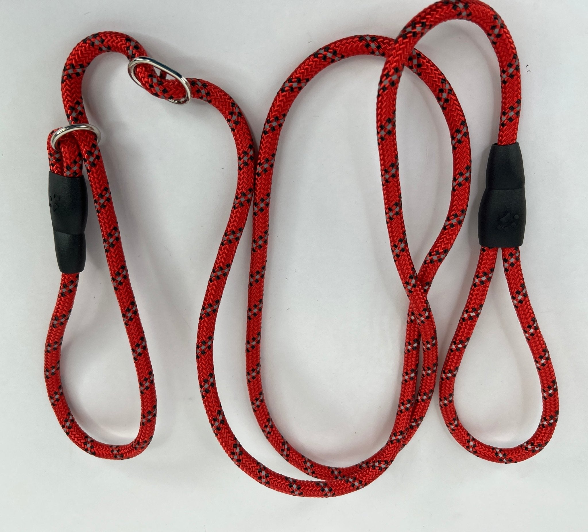 5 Foot Reflective Slip Lead Dog Leash: 8 Colors