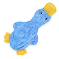 Best Pet Supplies Interactive Squeaky Dog Chew Toy Crinkle Duck Blue Large