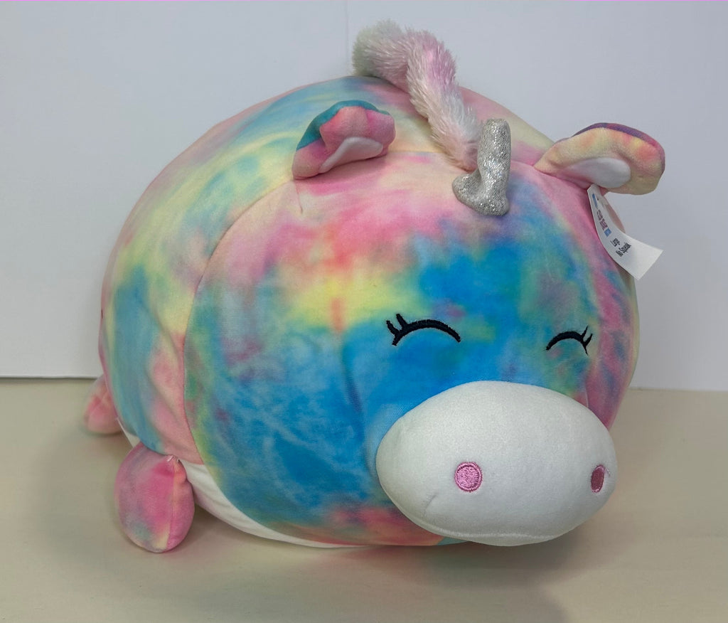 BOGO! Large Squishy Cuddlers Super Soft Plush Pet Toys: Squeak & NO Squeak