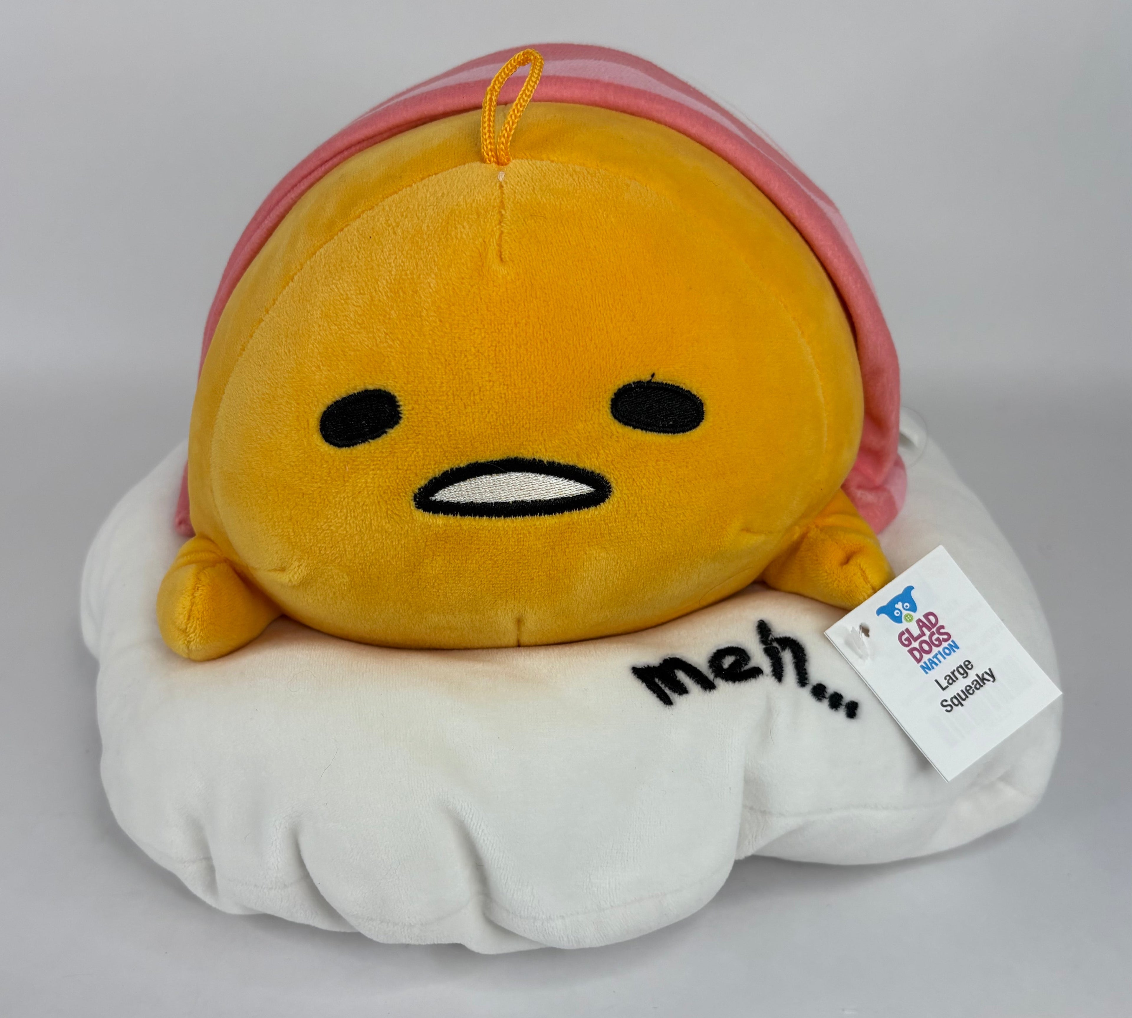 BOGO! Large Squishy Cuddlers Super Soft Plush Pet Toys: Squeak & NO Squeak