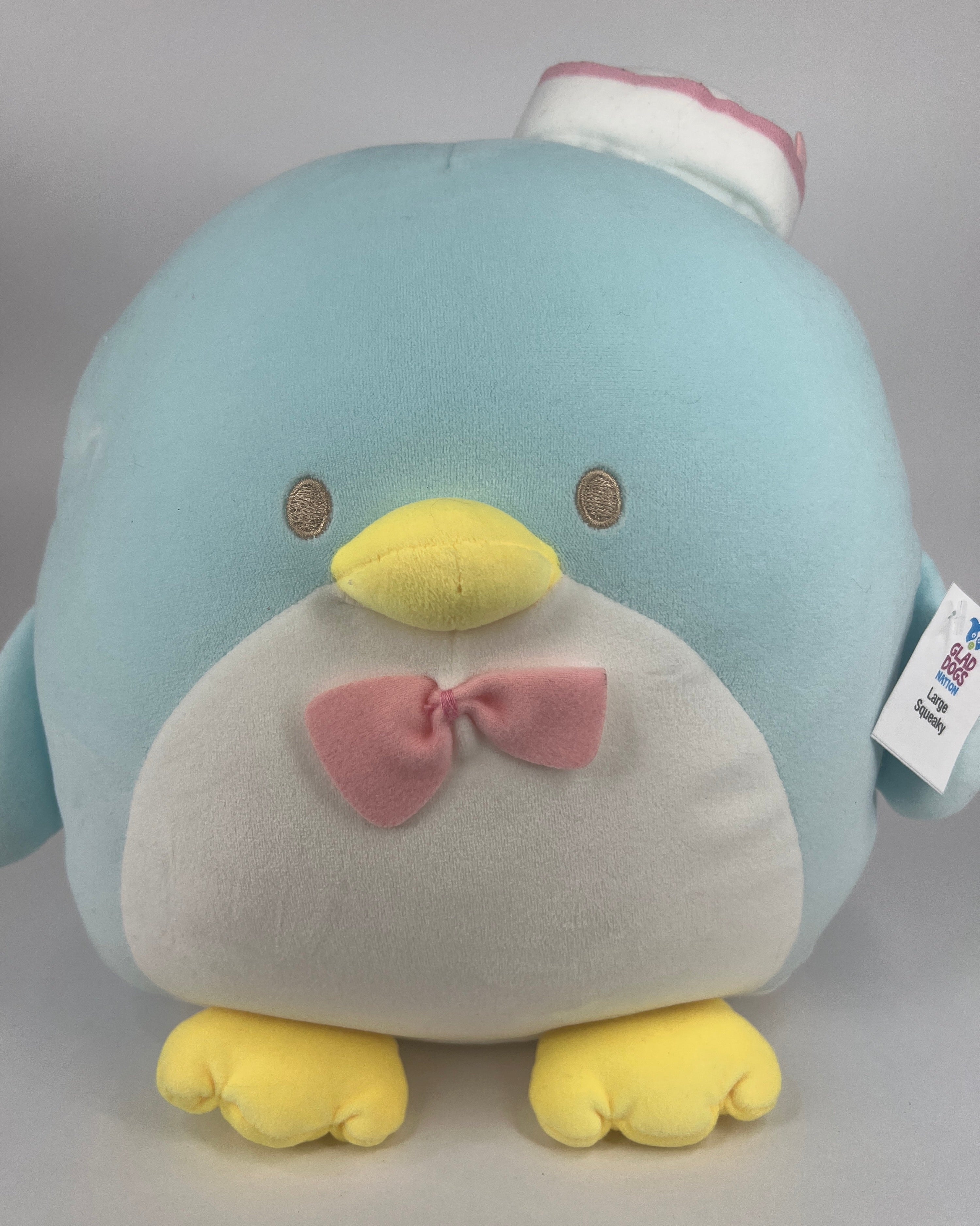 BOGO! Large Squishy Cuddlers Super Soft Plush Pet Toys: Squeak & NO Squeak