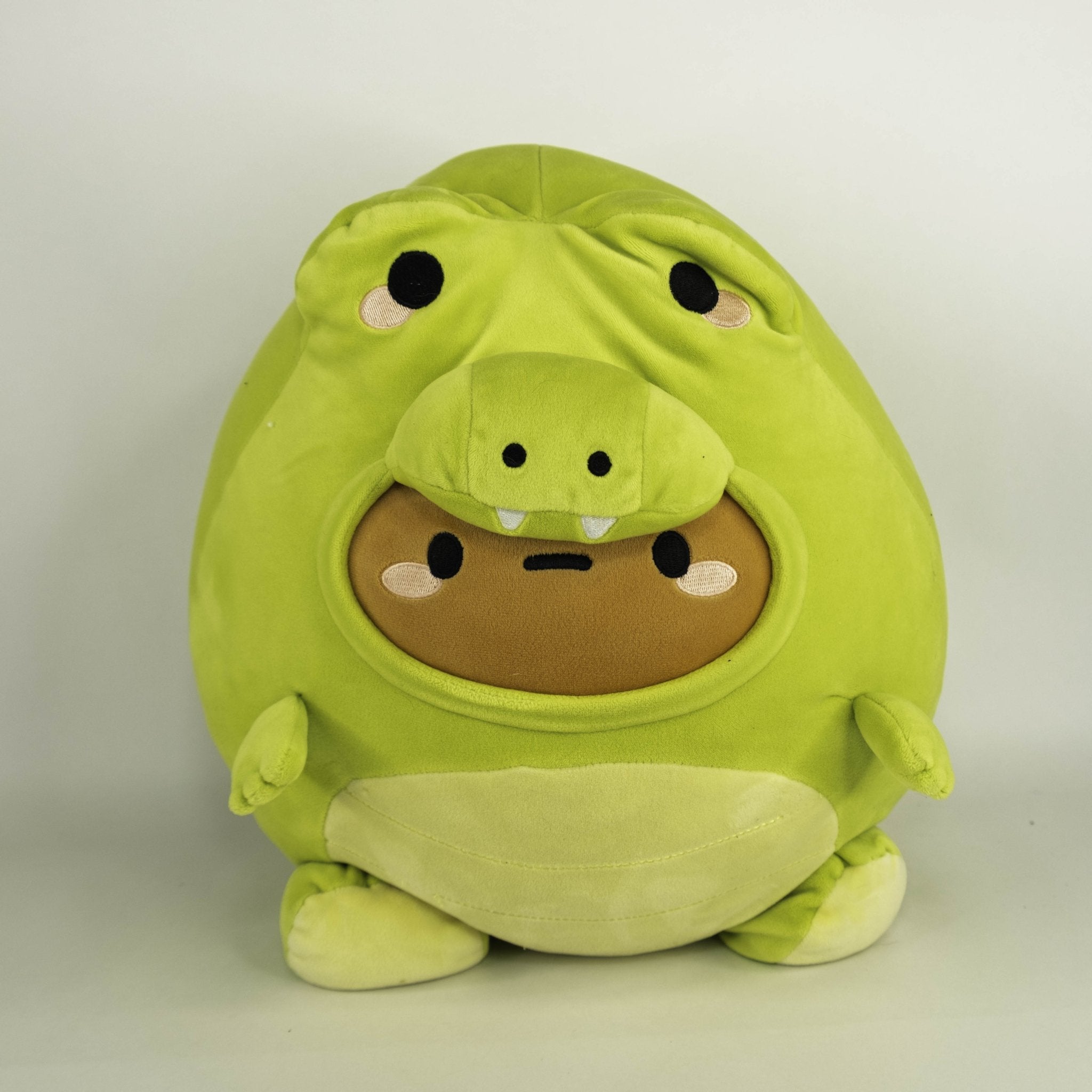 BOGO! Large Squishy Cuddlers Super Soft Plush Pet Toys: Squeak & NO Squeak