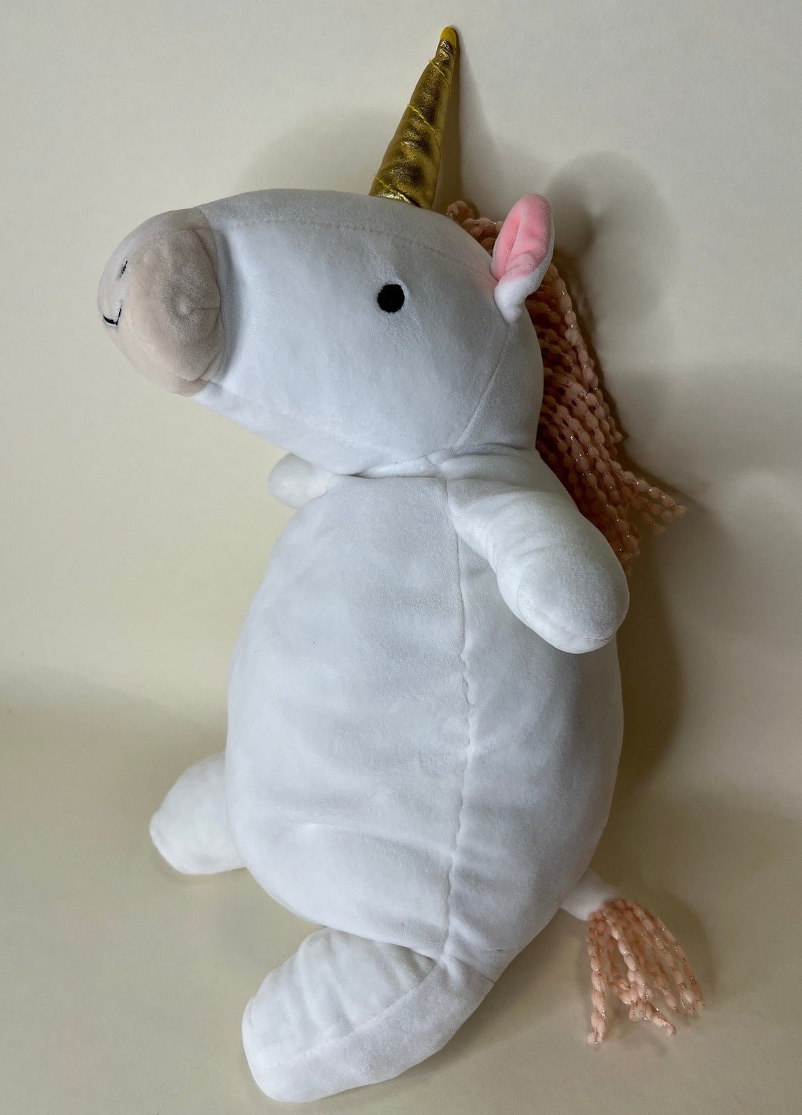 BOGO! Large Squishy Cuddlers Super Soft Plush Pet Toys: Squeak & NO Squeak