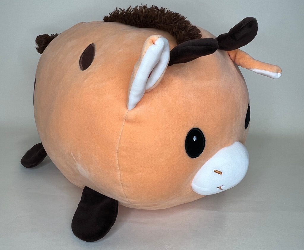BOGO! Large Squishy Cuddlers Super Soft Plush Pet Toys: Squeak & NO Squeak