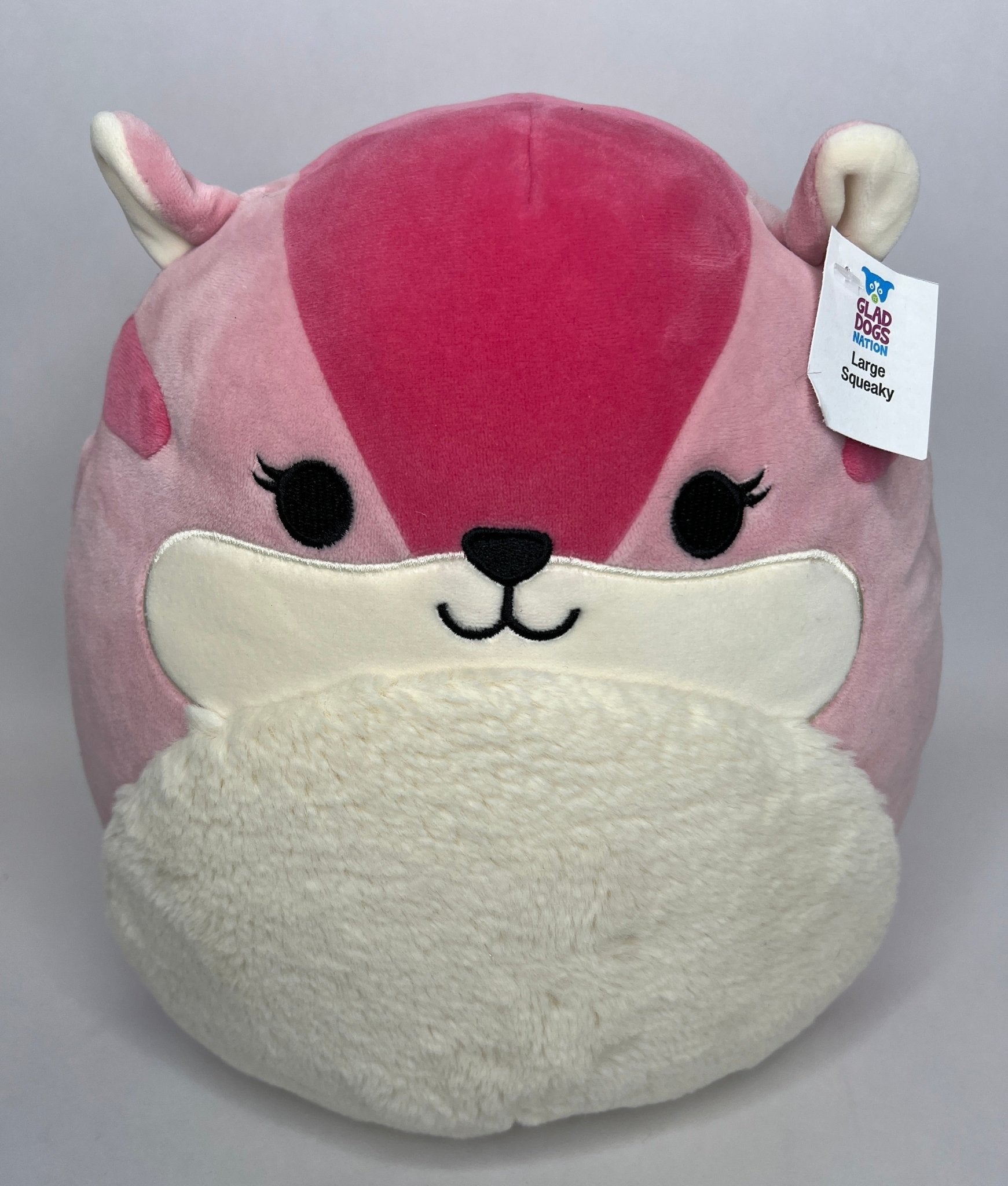 BOGO! Large Squishy Cuddlers Super Soft Plush Pet Toys: Squeak & NO Squeak