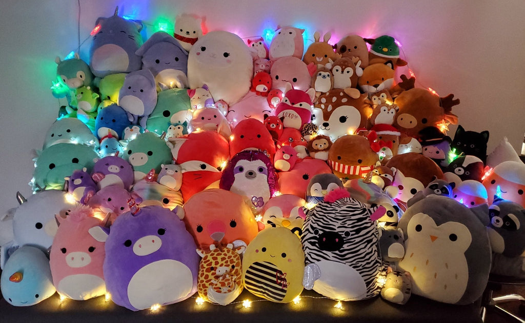 BOGO! Large Squishy Cuddlers Super Soft Plush Pet Toys: Squeak & NO Squeak