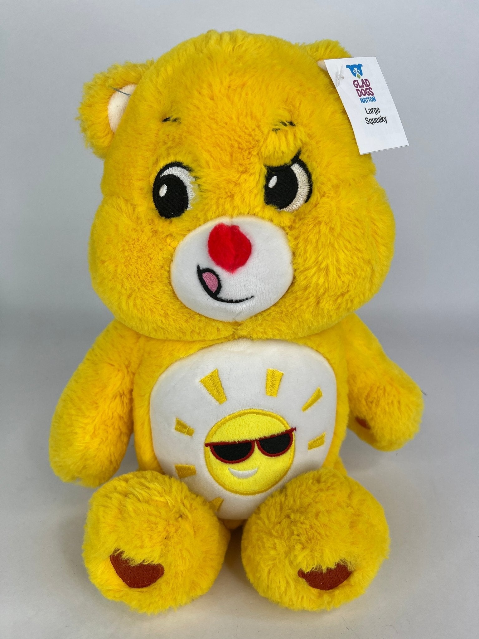 Care Bears Squeaky & NO Squeak Dog Toys Upcycled Plush