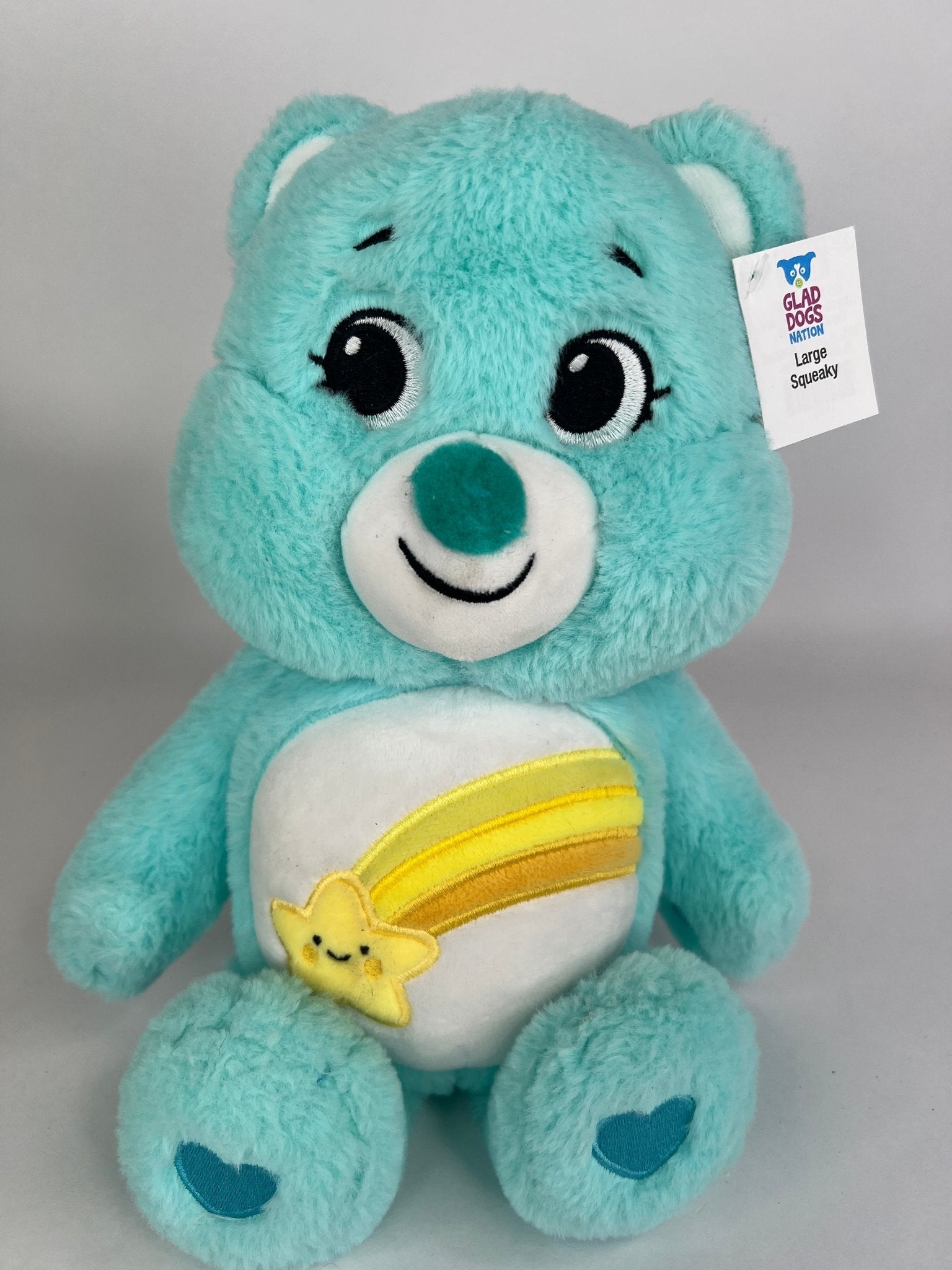 Care Bears Squeaky & NO Squeak Dog Toys Upcycled Plush