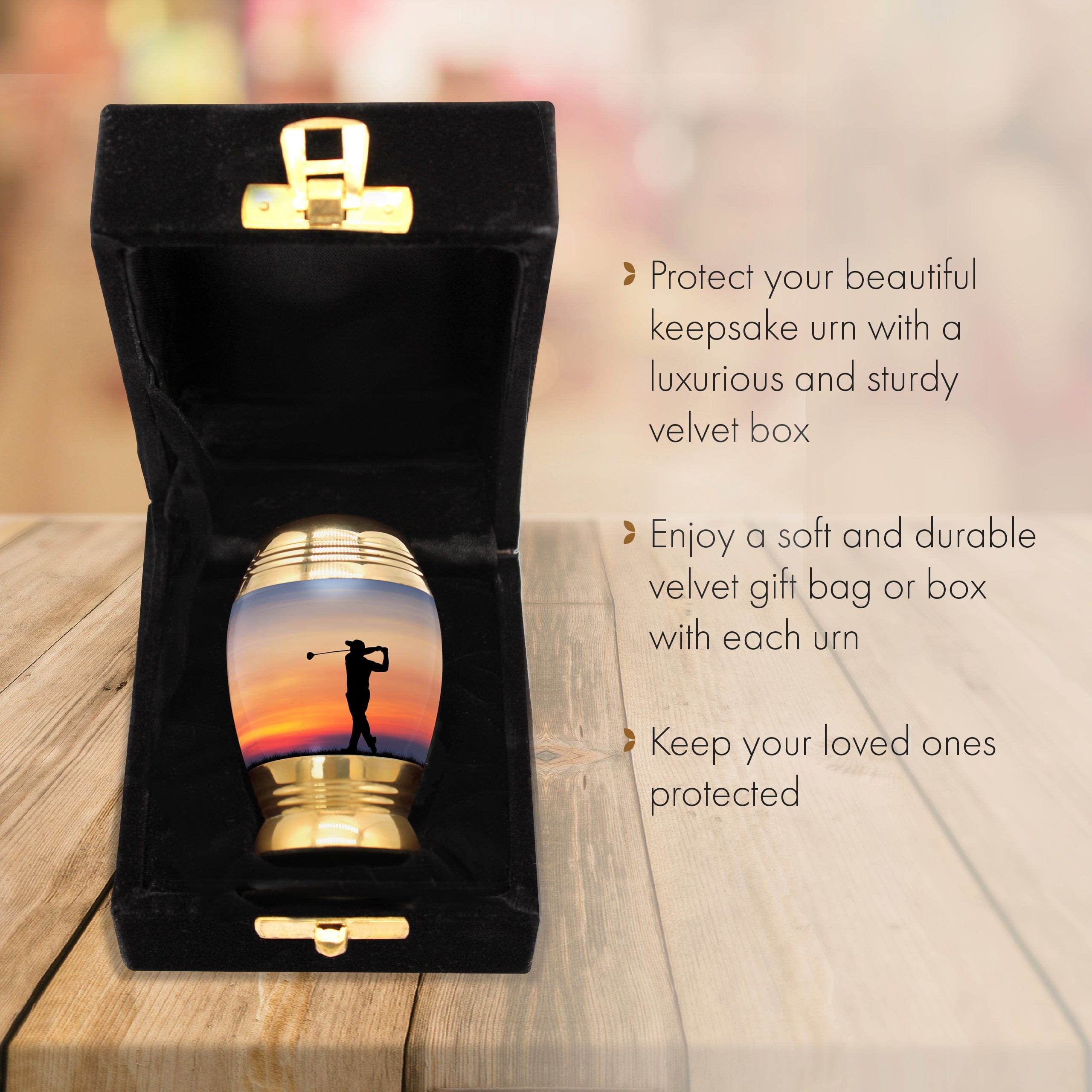 Fairway to Heaven Golf Extra Large Urn or Companion Urn – Extra Large Urns for Human Ashes | XL Urn & XXL Urn