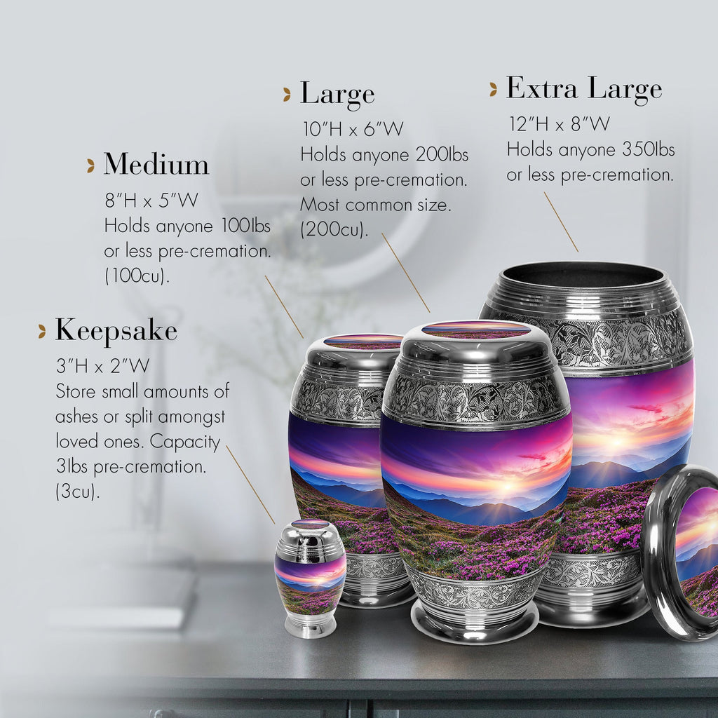 Heaven on Earth Extra Large Urn or Companion Urn – Extra Large Urns for Human Ashes | XL Urn & XXL Urn