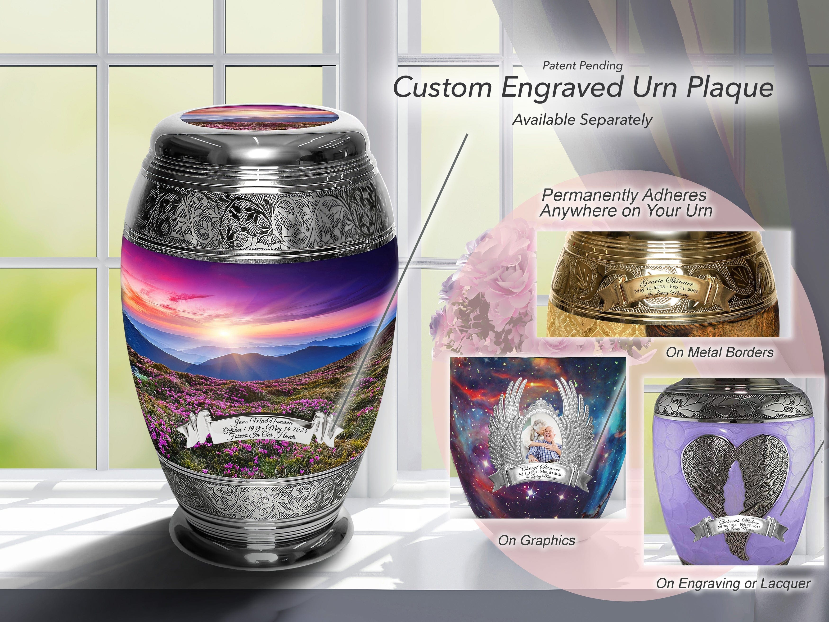 Heaven on Earth Extra Large Urn or Companion Urn – Extra Large Urns for Human Ashes | XL Urn & XXL Urn
