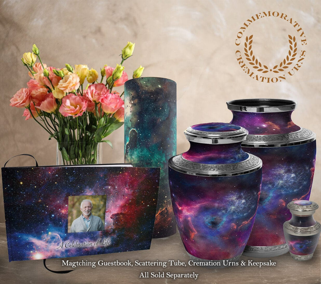Interstellar Nebula Extra Large Urn or Companion Urn – Extra Large Urns for Human Ashes | XL Urn & XXL Urn
