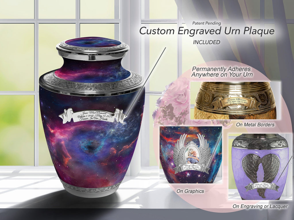 Interstellar Nebula Extra Large Urn or Companion Urn – Extra Large Urns for Human Ashes | XL Urn & XXL Urn