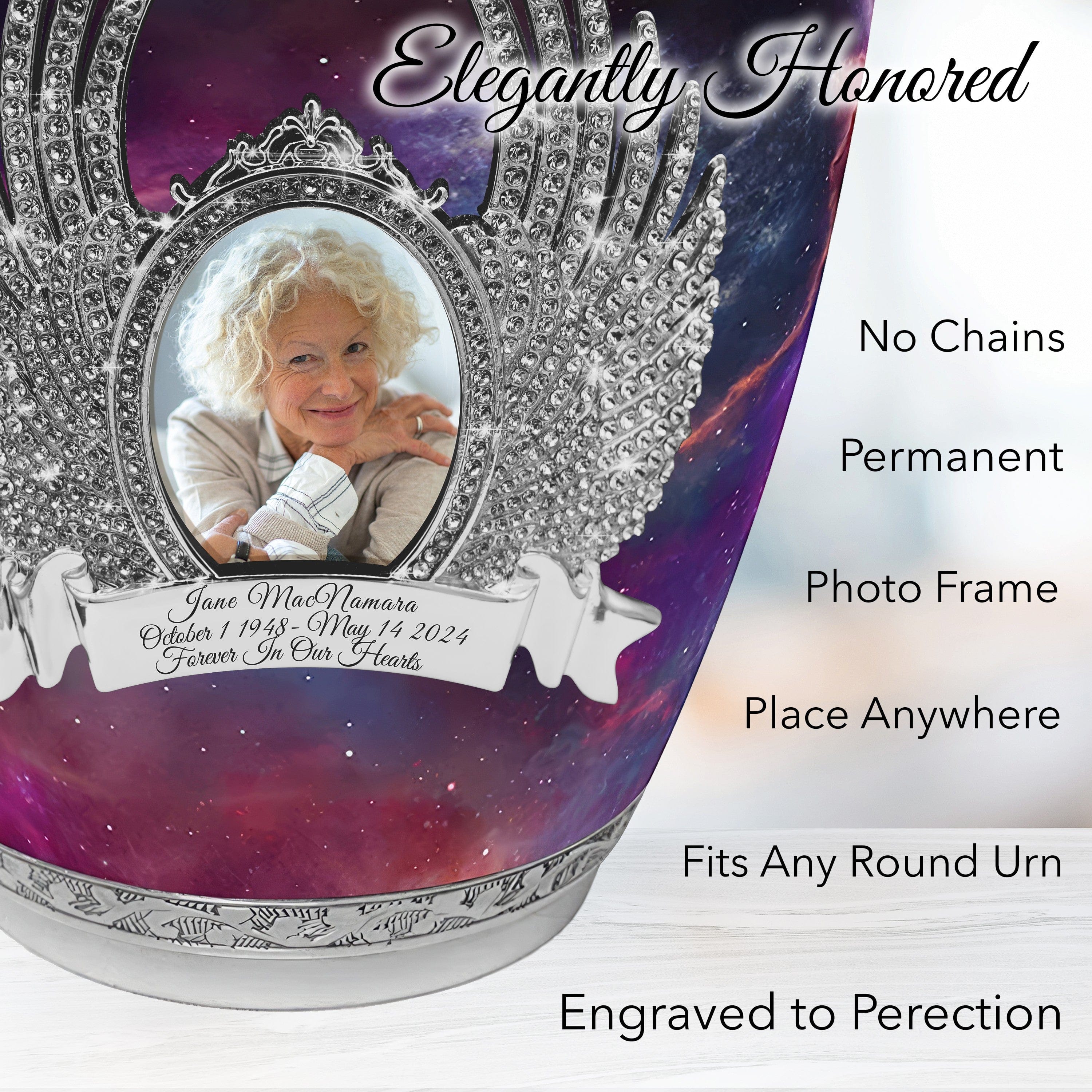 Interstellar Nebula Extra Large Urn or Companion Urn – Extra Large Urns for Human Ashes | XL Urn & XXL Urn