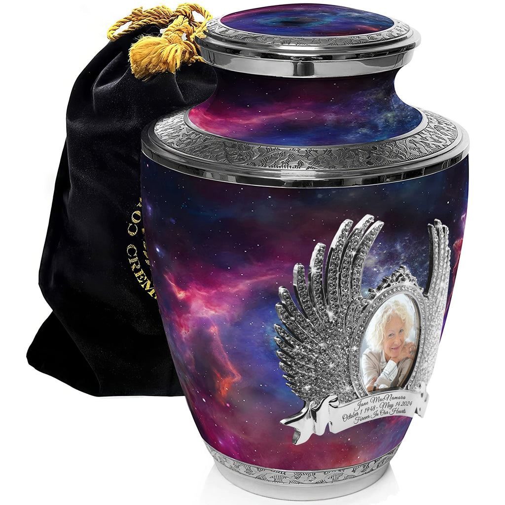 Interstellar Nebula Extra Large Urn or Companion Urn – Extra Large Urns for Human Ashes | XL Urn & XXL Urn