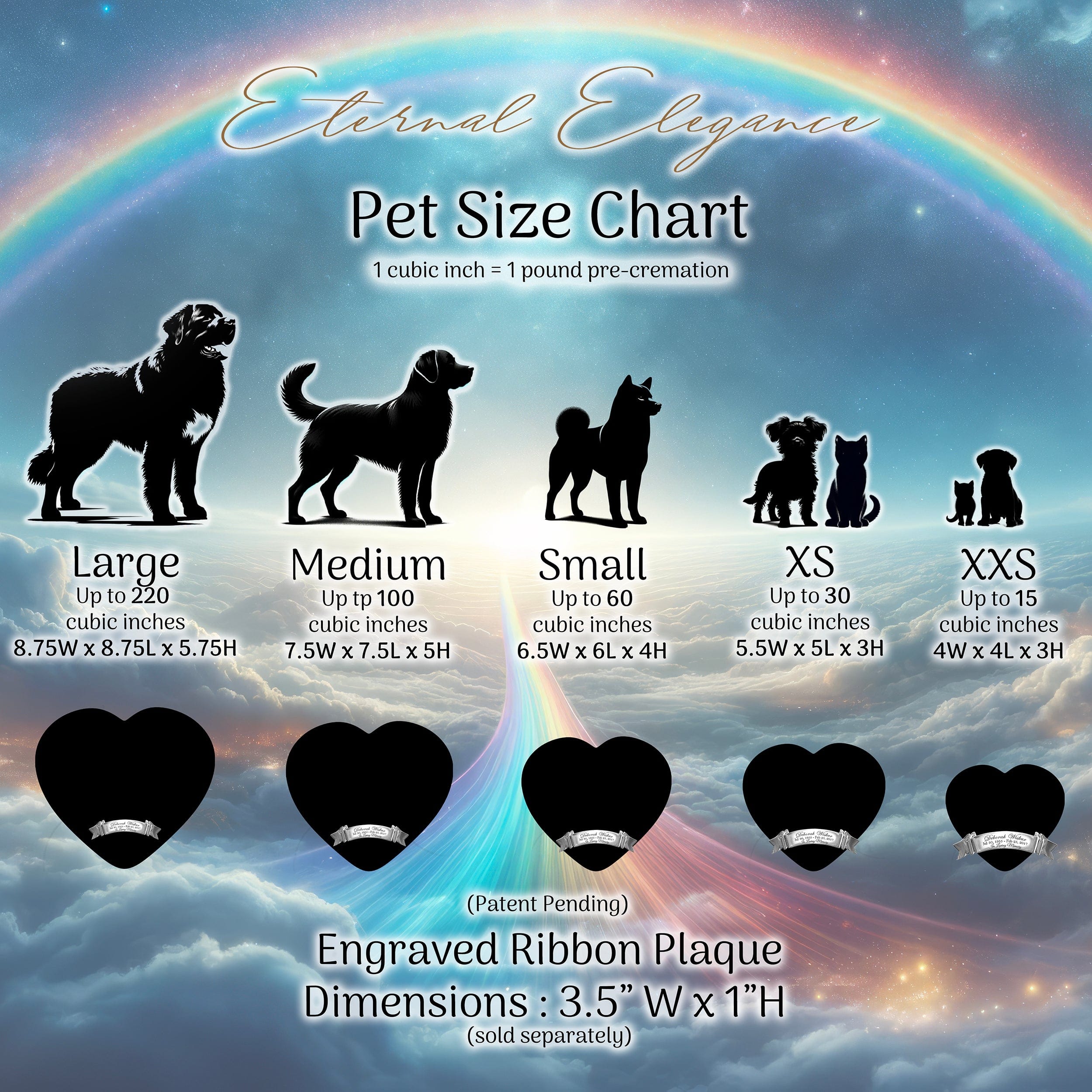 Apricot Mini Poodle Dog Urn - Astral Awe Urn for Dog Ashes