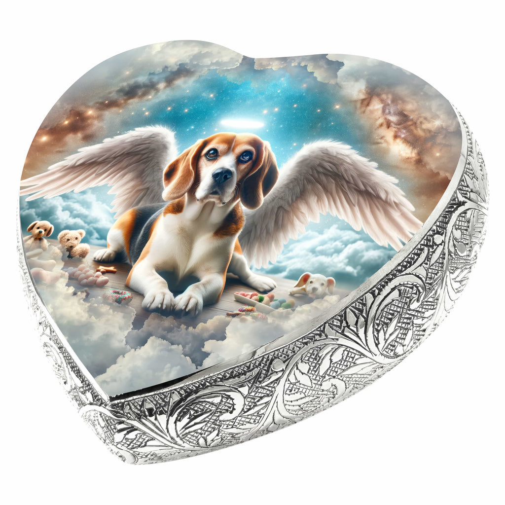 Beagle Dog Urn - Heavenly Splendor Urn for Dog Ashes
