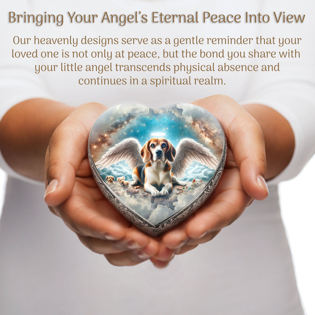 Beagle Dog Urn - Heavenly Splendor Urn for Dog Ashes