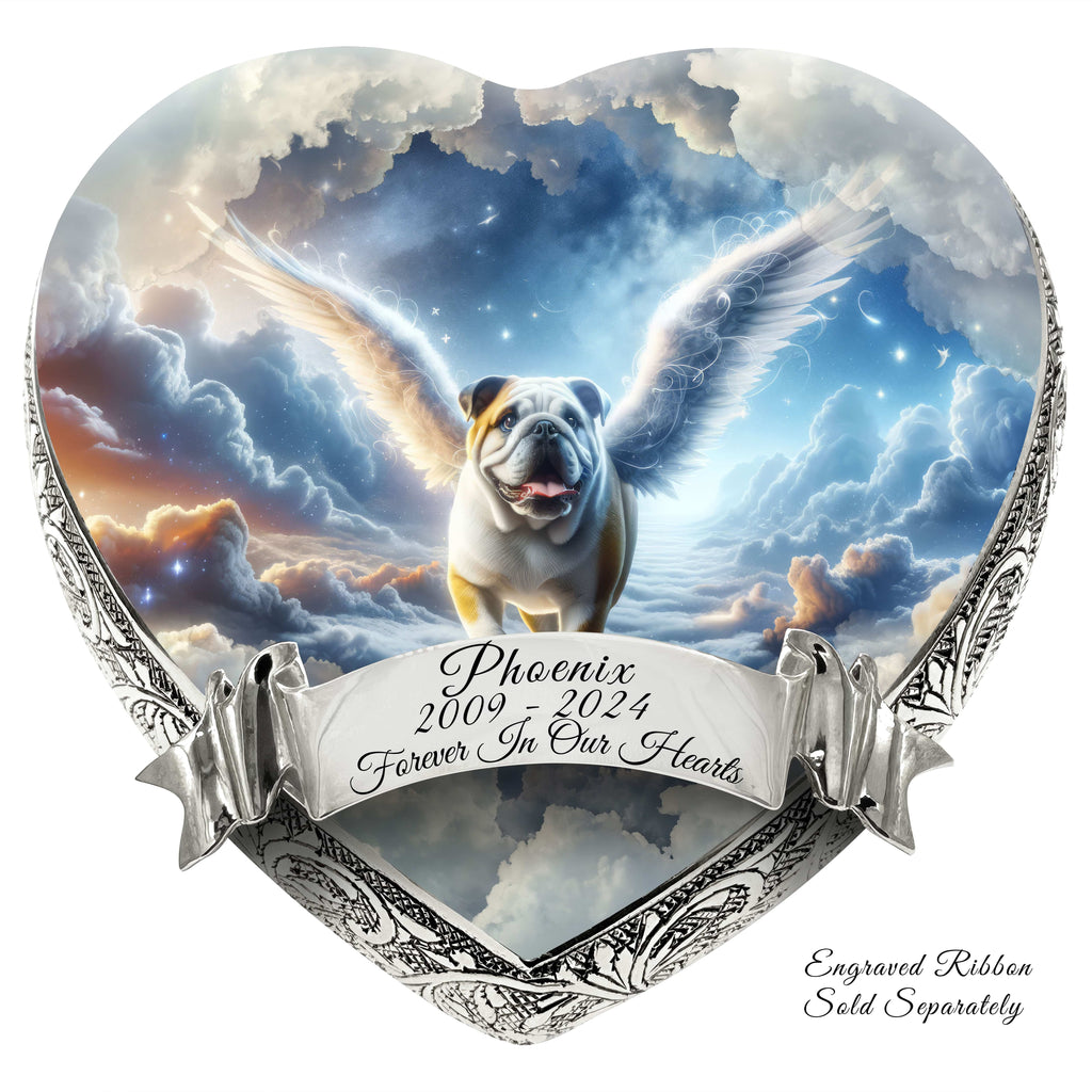 Bulldog Dog Urn - Cosmic Chorus Urn for Dog Ashes