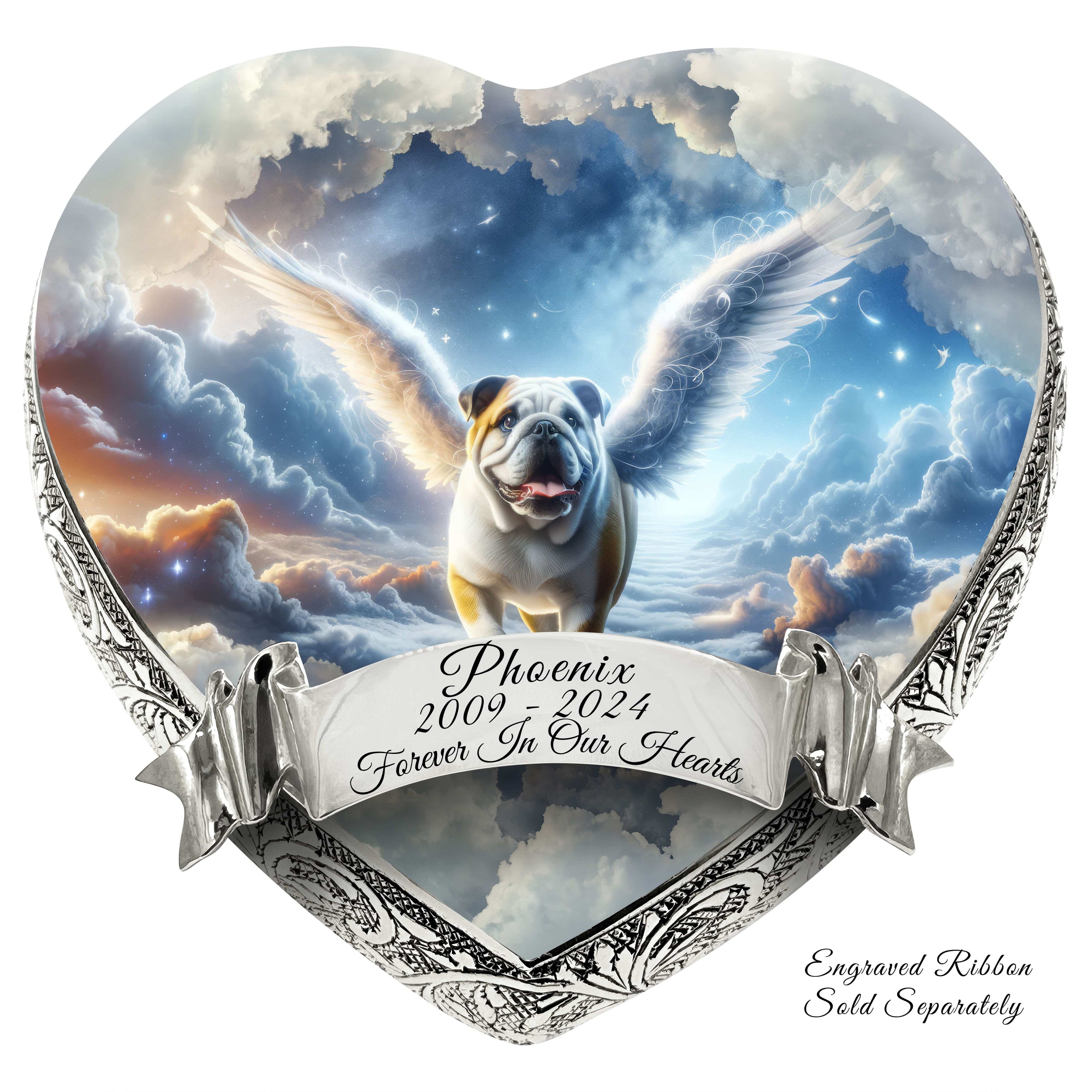 Bulldog Dog Urn - Cosmic Chorus Urn for Dog Ashes