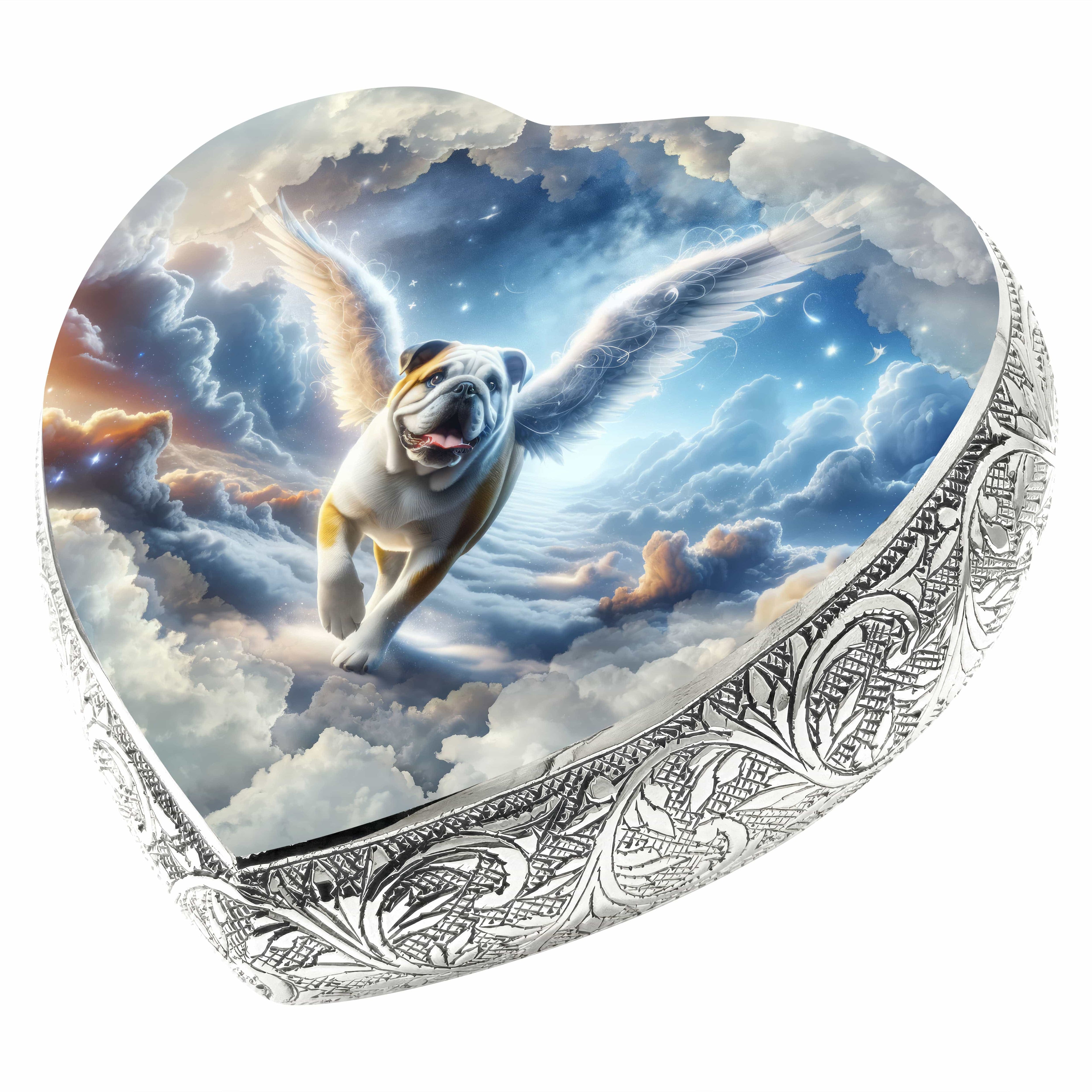 Bulldog Dog Urn - Cosmic Chorus Urn for Dog Ashes