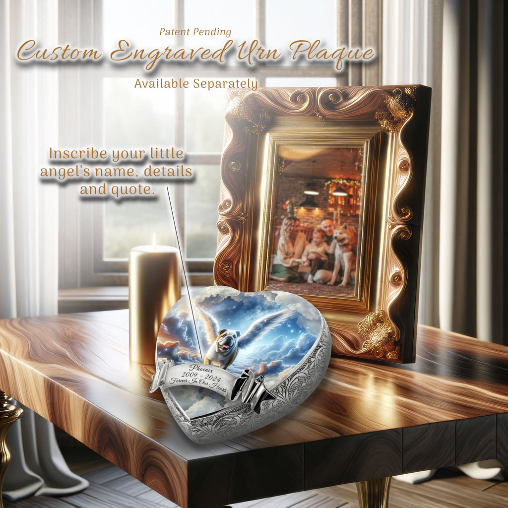 Bulldog Dog Urn - Cosmic Chorus Urn for Dog Ashes