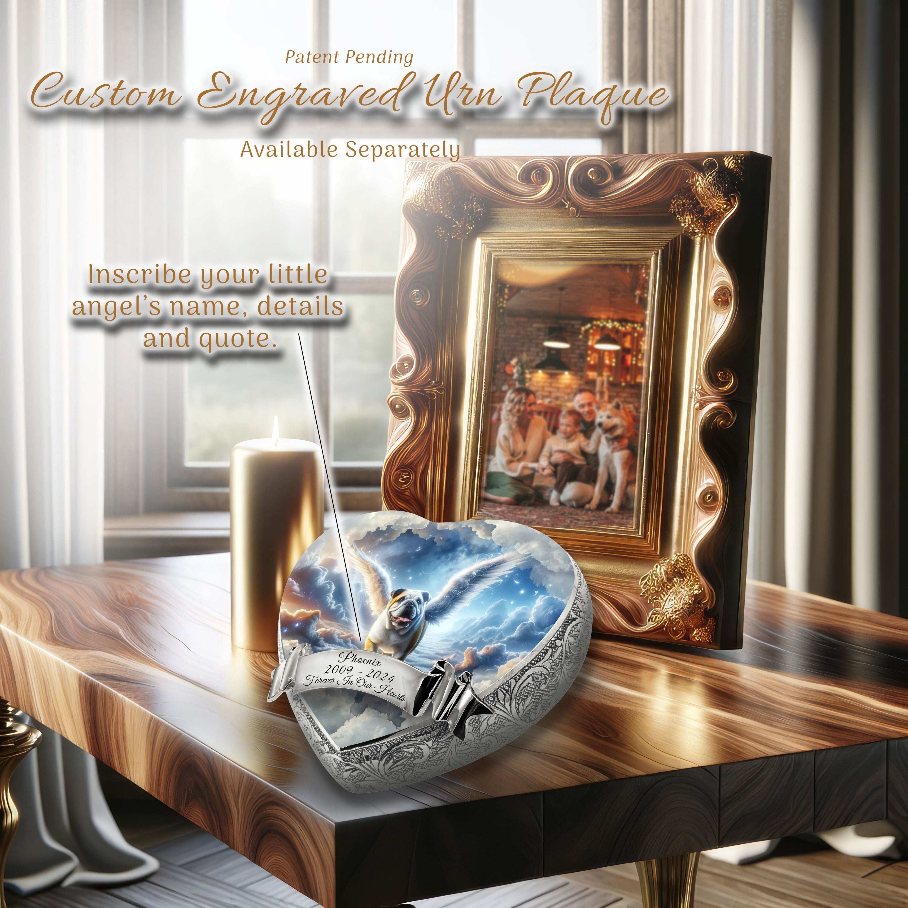 Bulldog Dog Urn - Cosmic Chorus Urn for Dog Ashes