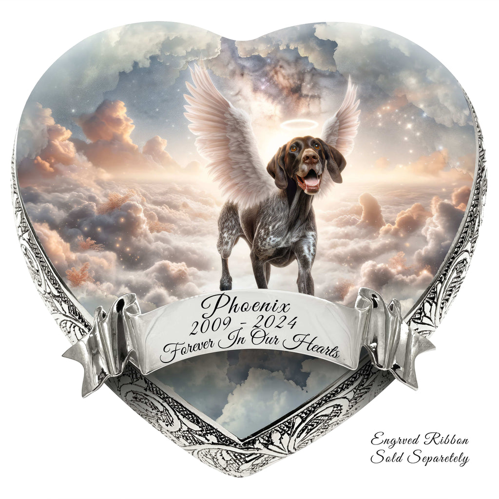 German Shorthaired Pointer Dog Urn - Heavenly Horizon Urn for Dog Ashes