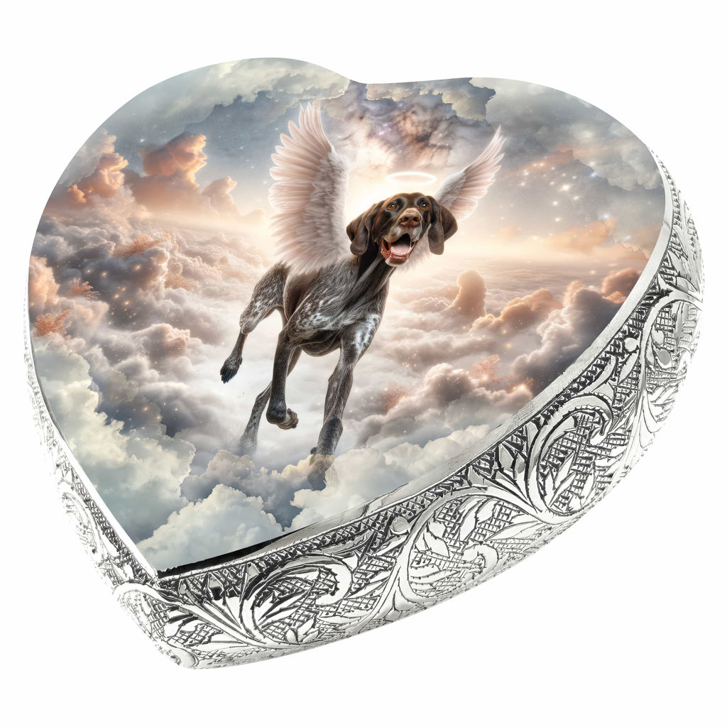 German Shorthaired Pointer Dog Urn - Heavenly Horizon Urn for Dog Ashes