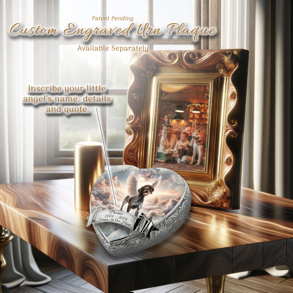 German Shorthaired Pointer Dog Urn - Heavenly Horizon Urn for Dog Ashes