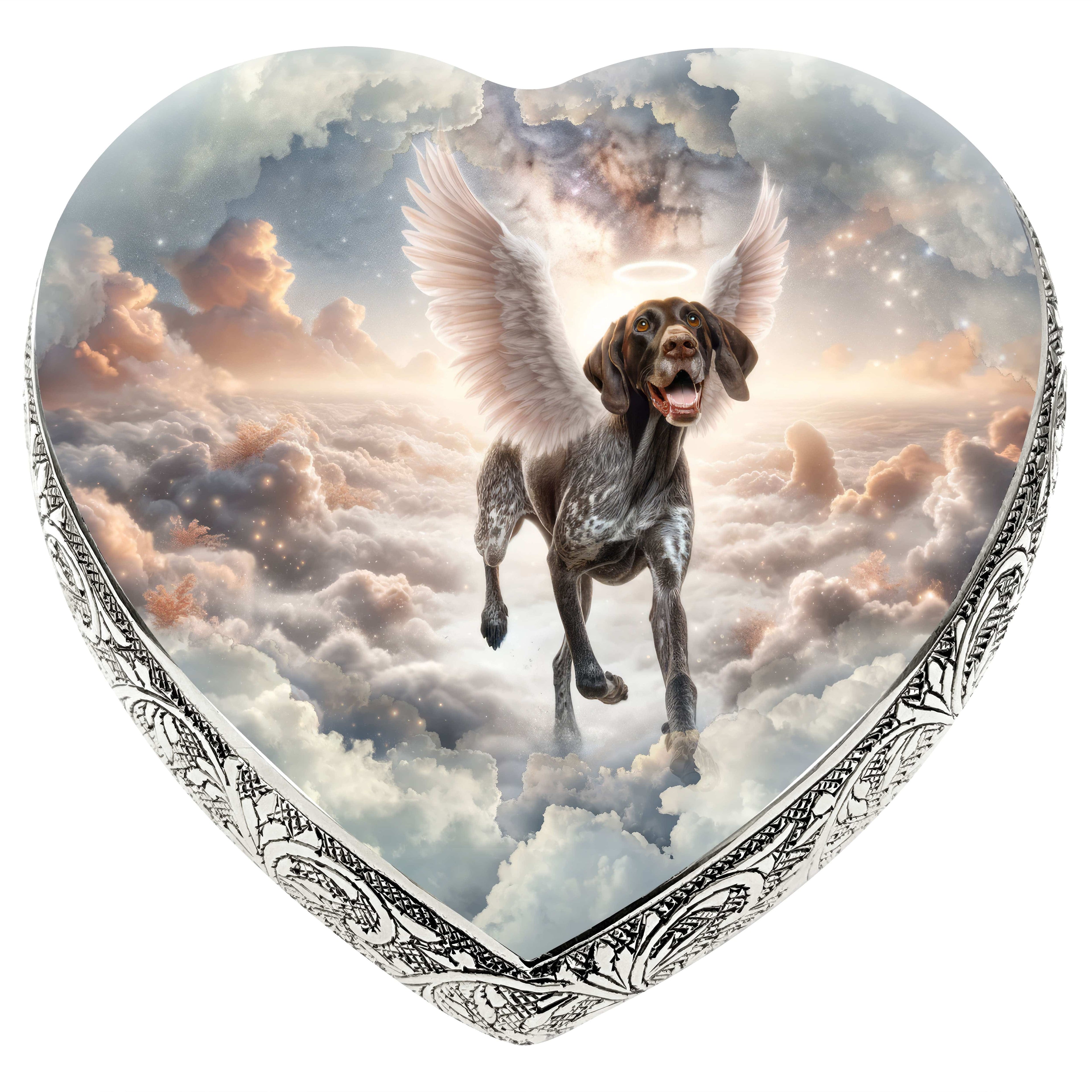 German Shorthaired Pointer Dog Urn - Heavenly Horizon Urn for Dog Ashes
