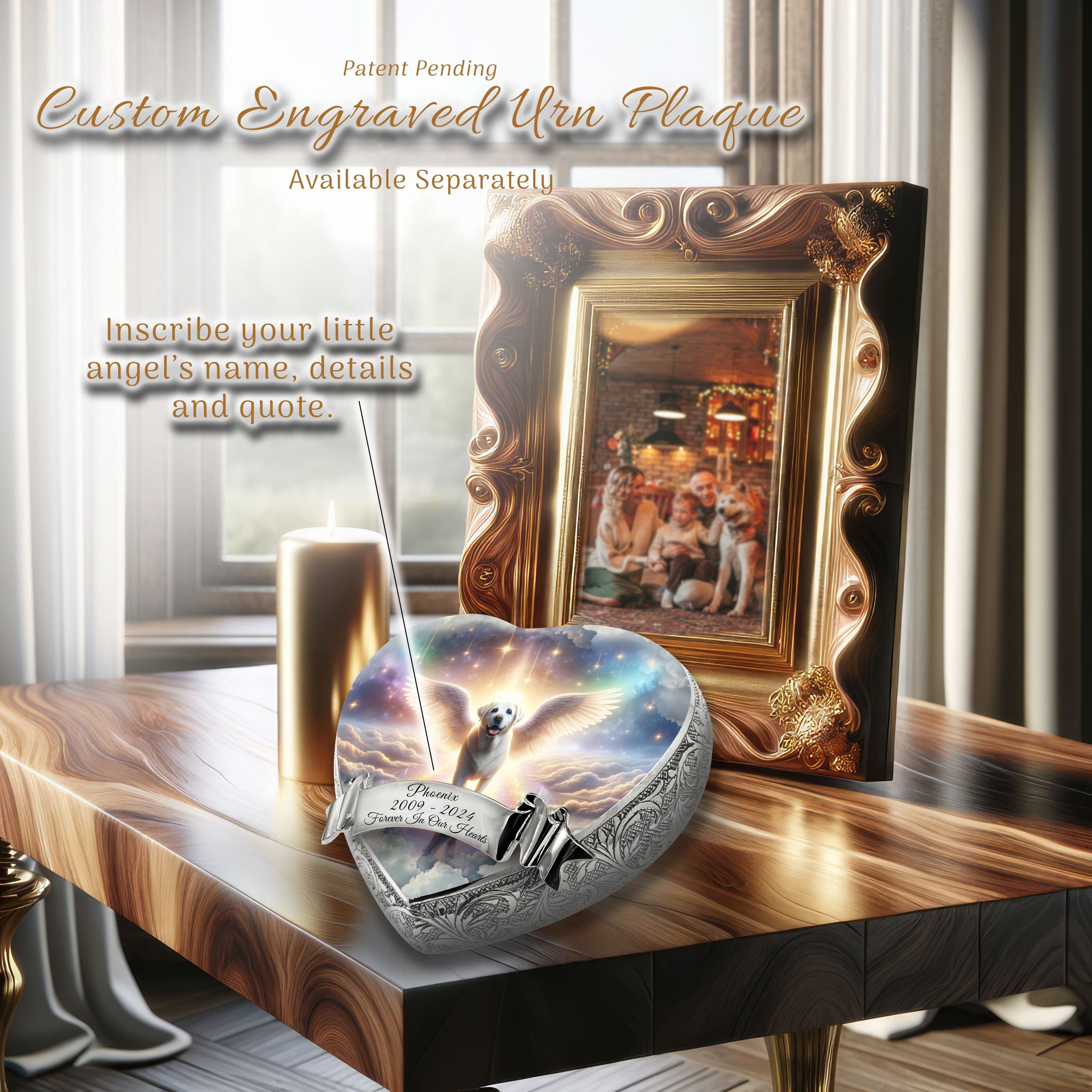 Labrador Retriever Dog Urn - Rainbow Arc Urn for Dog Ashes