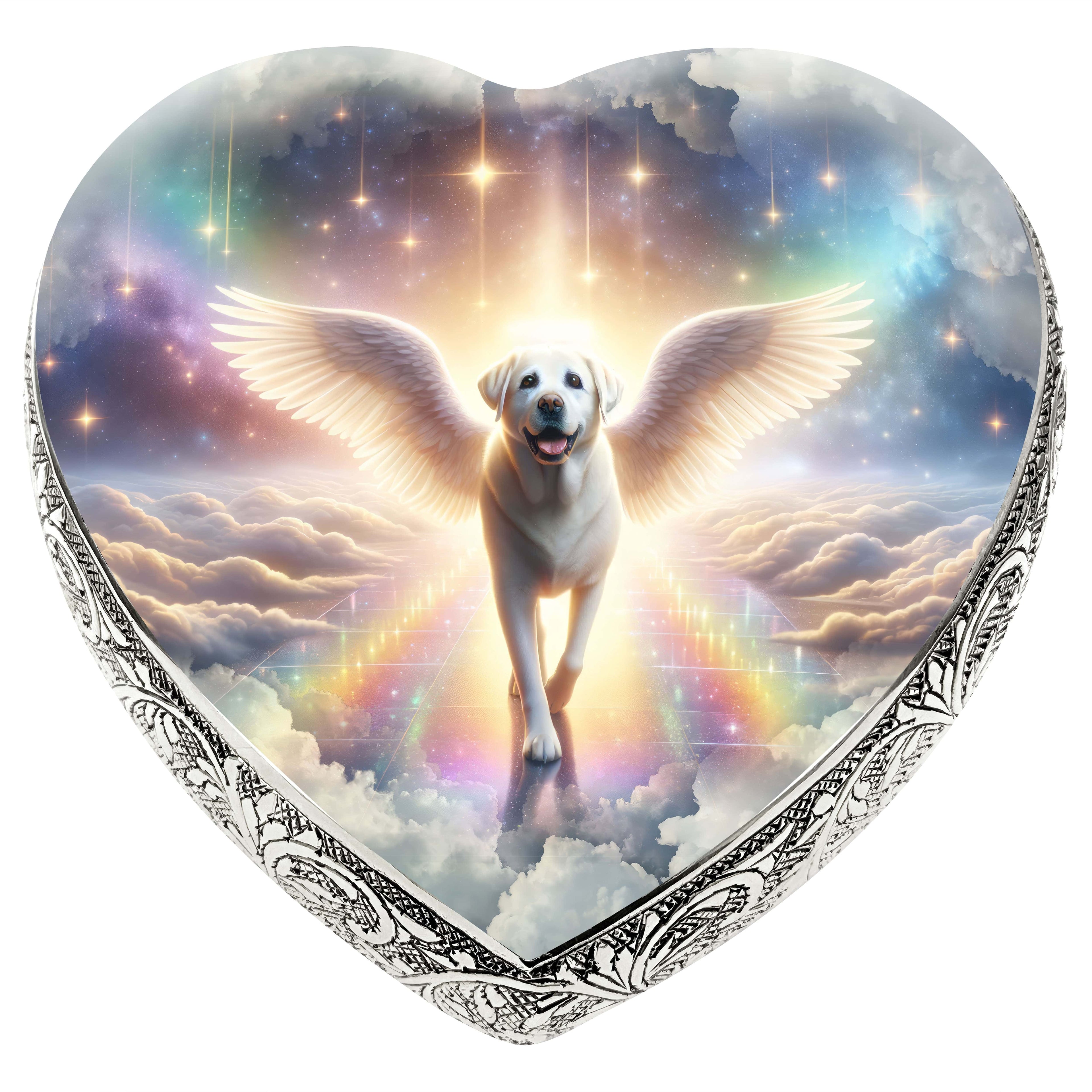 Labrador Retriever Dog Urn - Rainbow Arc Urn for Dog Ashes