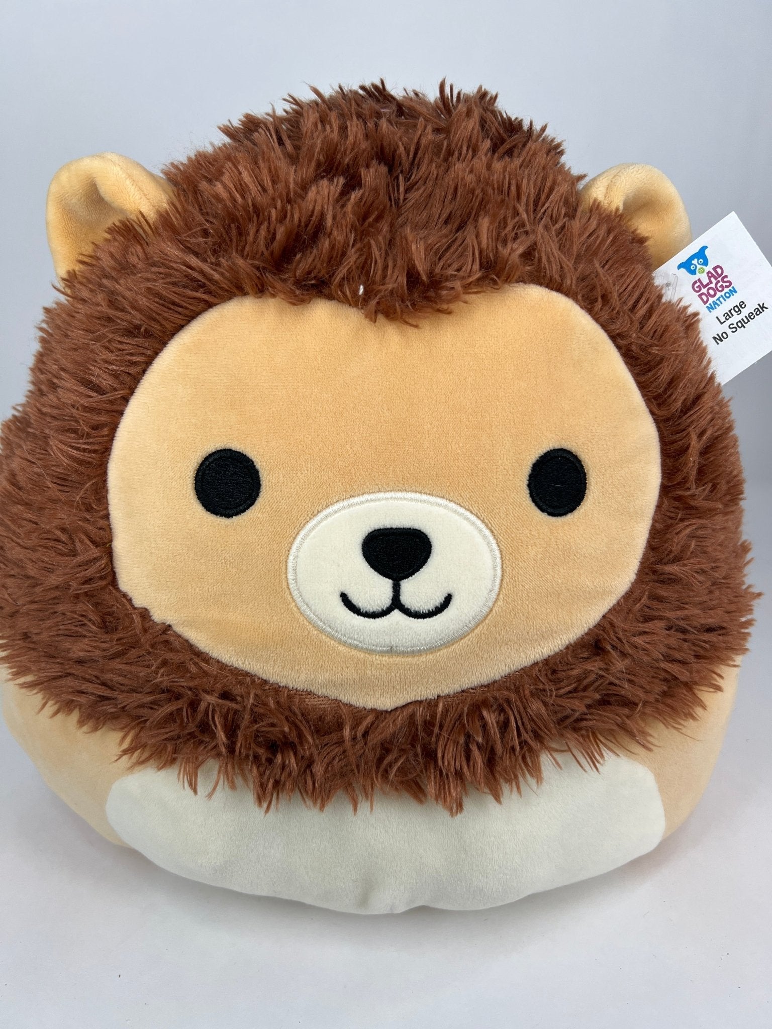BOGO! Large Squishy Cuddlers Super Soft Plush Pet Toys: Squeak & NO Squeak