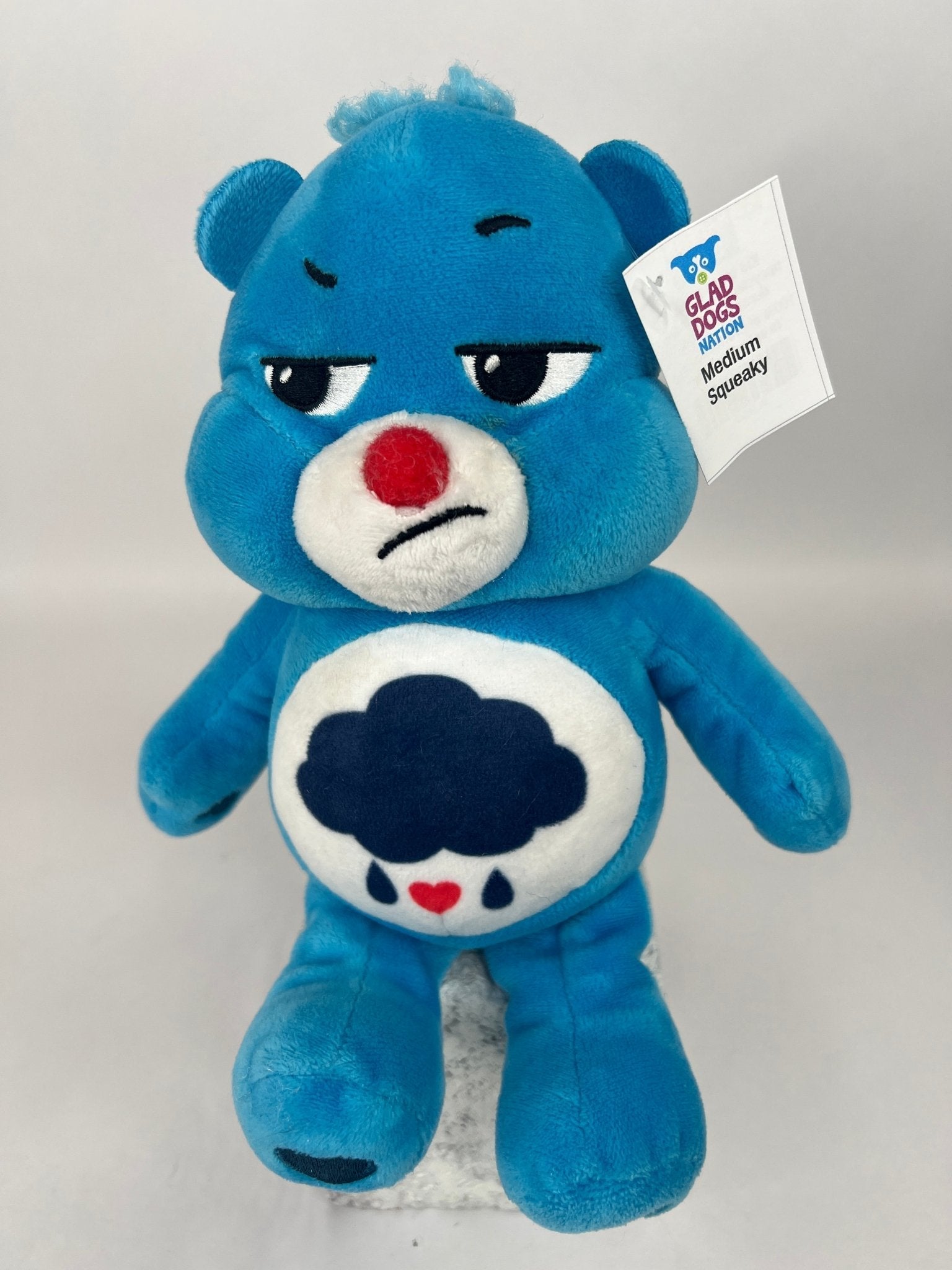 Care Bears Squeaky & NO Squeak Dog Toys Upcycled Plush