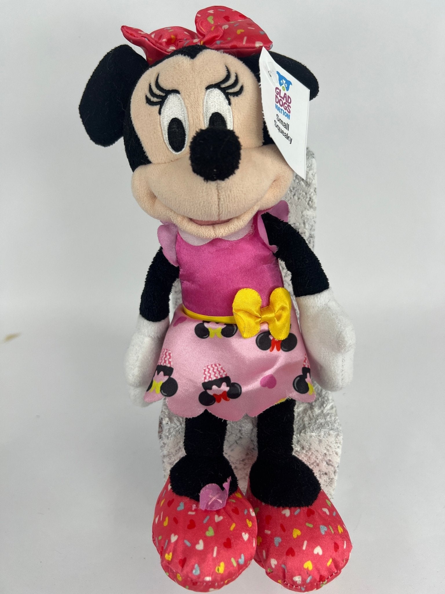 Minnie Mouse Stuffed Dog Toys: Squeak & NO Squeak, All Sizes
