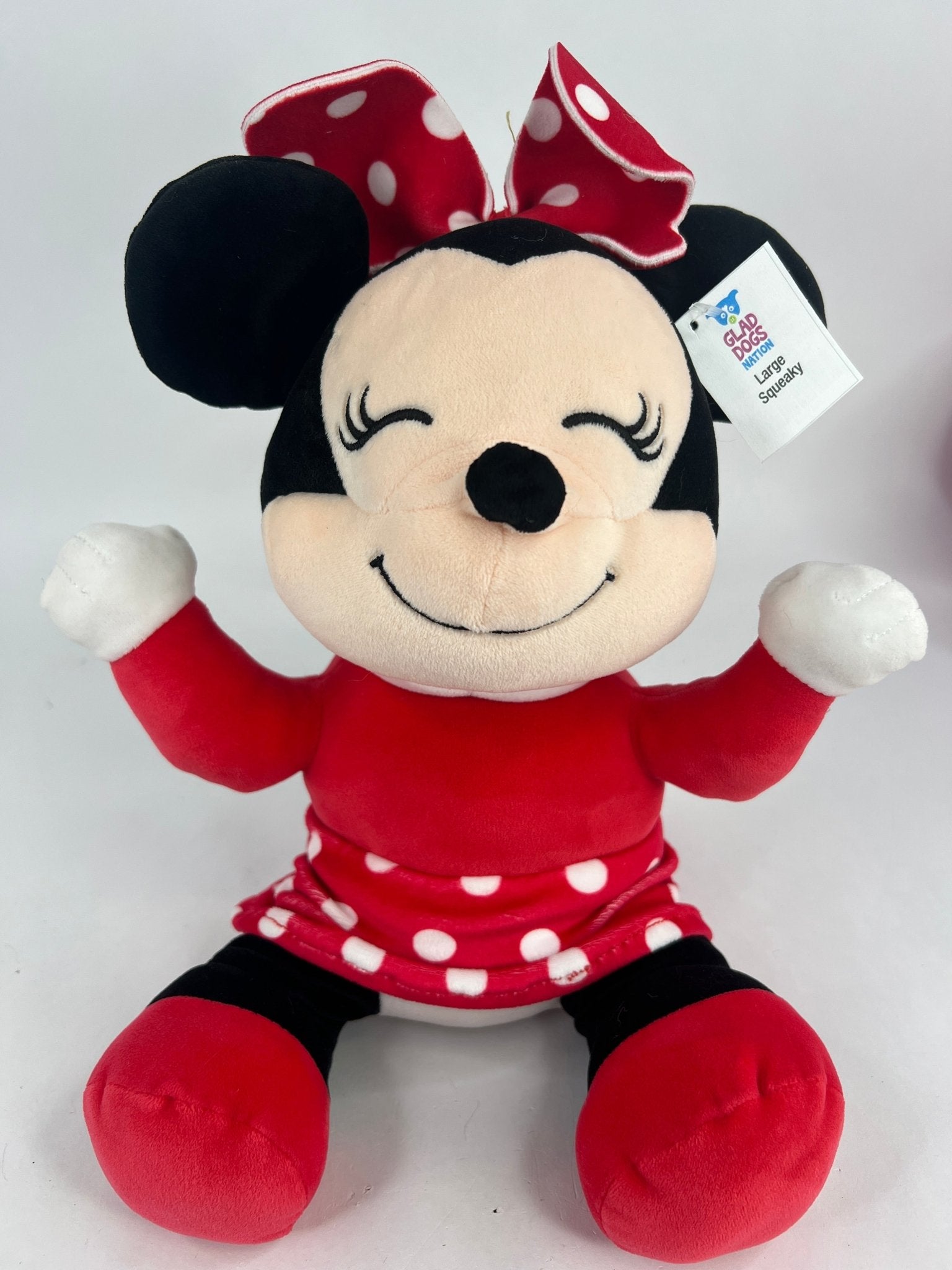 Minnie Mouse Stuffed Dog Toys: Squeak & NO Squeak, All Sizes