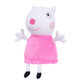 15% OFF! Peppa Pig & Family Squeaky Dog Toys: All Sizes