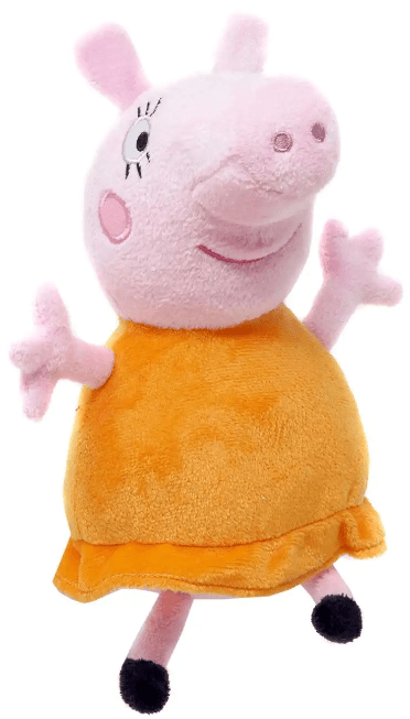 15% OFF! Peppa Pig & Family Squeaky Dog Toys: All Sizes