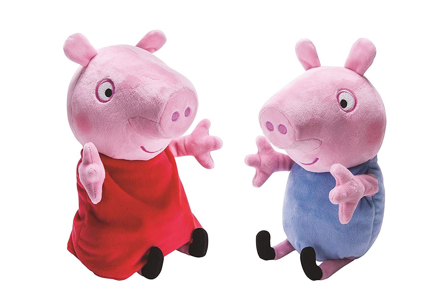15% OFF! Peppa Pig & Family Squeaky Dog Toys: All Sizes