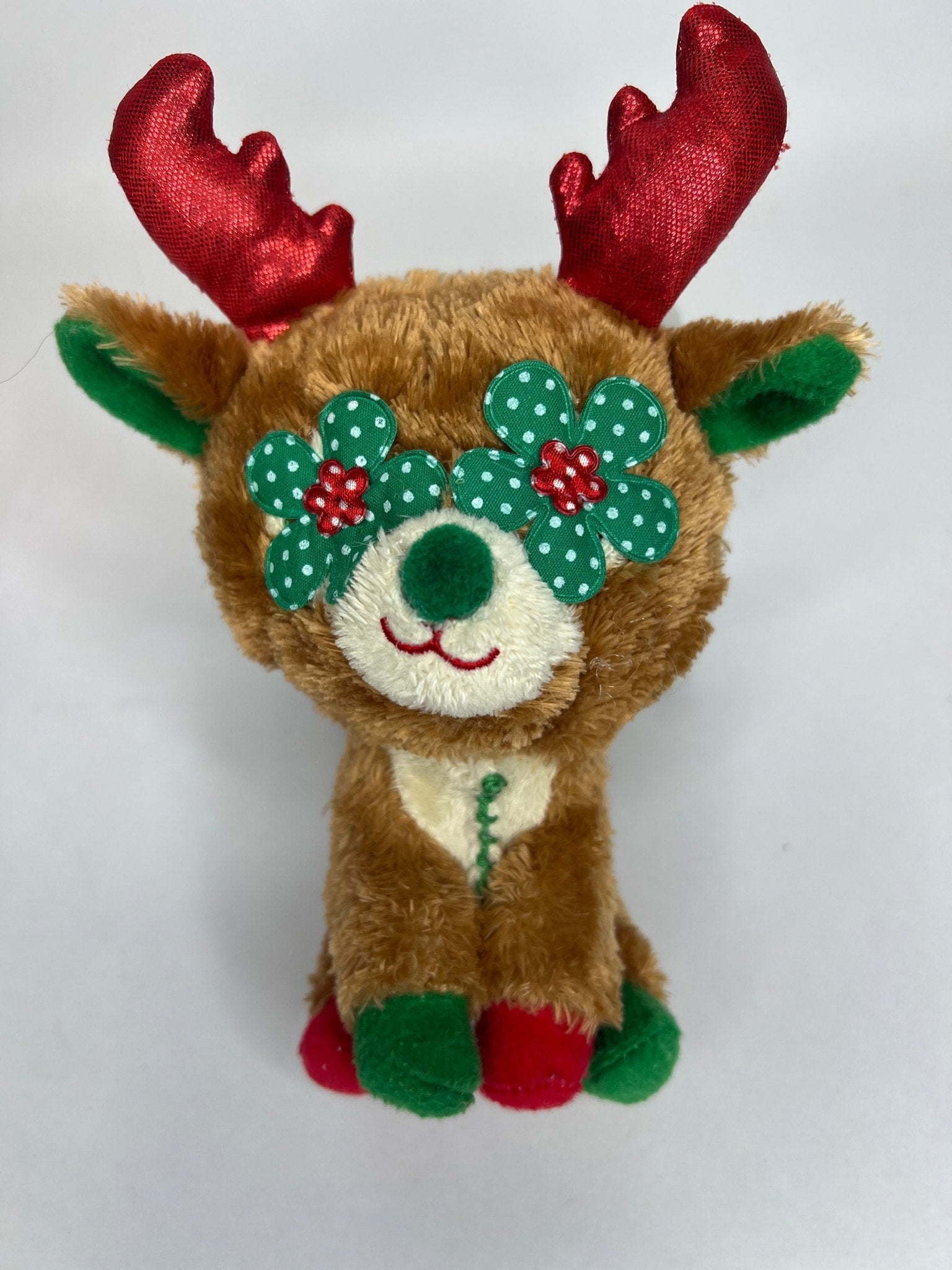 Tiny Stuffed & SQUEAKY Plush Holiday Dog & Cat Toys