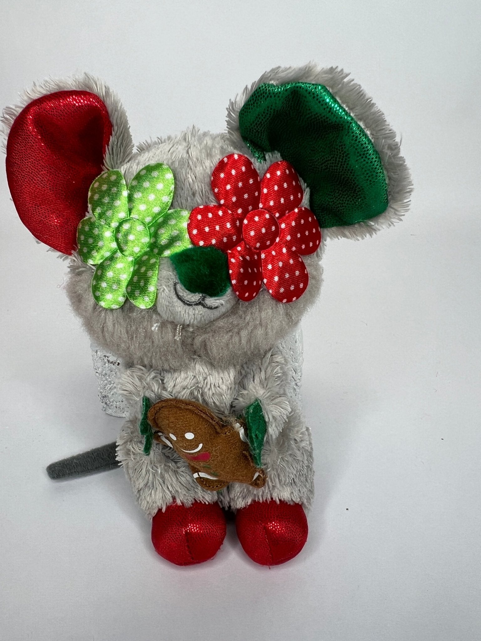 Tiny Stuffed & SQUEAKY Plush Holiday Dog & Cat Toys